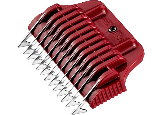 Snap on stainless steel comb wide 3mm